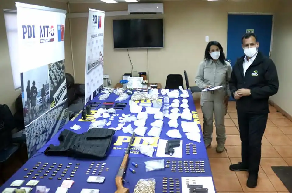 Desmantelan Banda de Narcotráfico en Peñaflor: Operativo Previene Tráfico Durante Fiestas Patrias