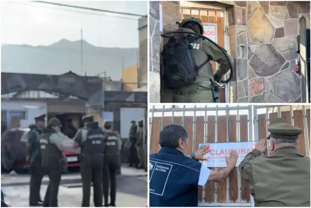 Operativo de Seguridad en Antofagasta: Clausura de Casa Piedra