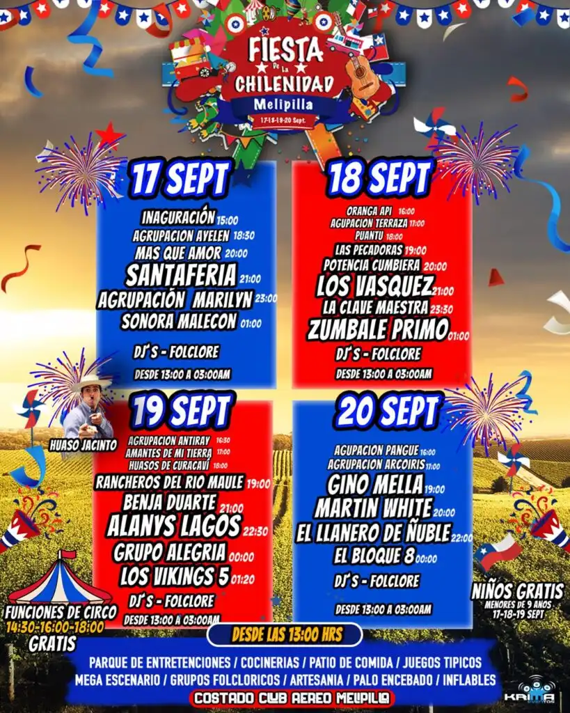 Ofertas Imperdibles en las Fondas de Santiago para Cerrar las Fiestas Patrias 2025