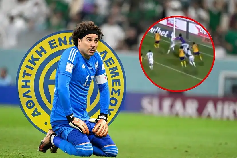 Guillermo Ochoa celebra su primera victoria en Chipre con el AEL Limassol
