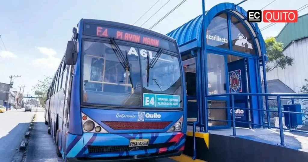 Alteraciones en el Transporte Público de Quito por Marchas Programadas