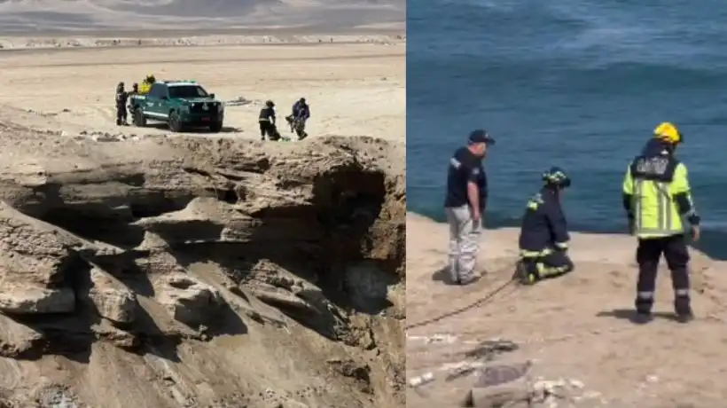 Tragedia en La Portada: Persona cae por acantilado en Antofagasta