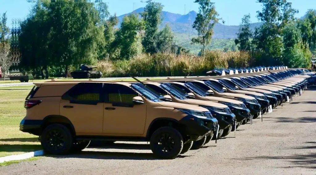 El Ejército de Chile Refuerza su Flota con Nuevas Camionetas Blindadas