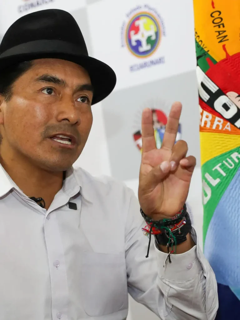 Denuncia Electoral en Ecuador: El TCE Actúa Contra Leonidas Iza y la Conaie