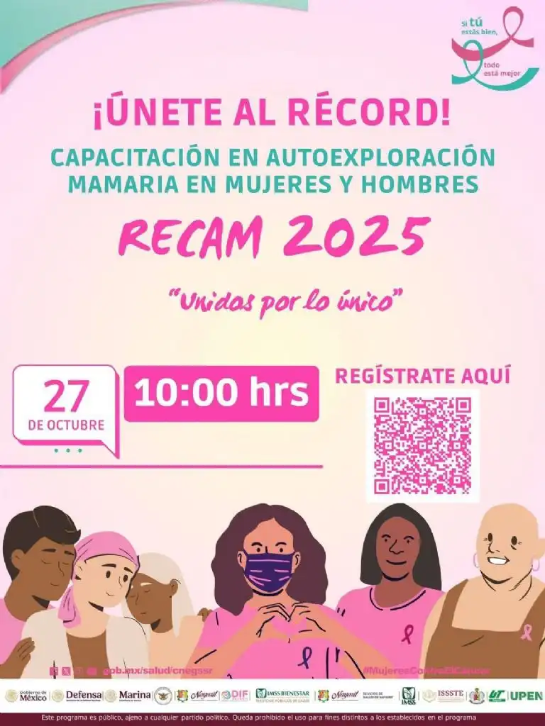 Iniciativa de Prevención del Cáncer de Mama: RECAM 2025 en Nayarit