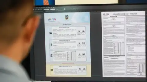 Avances en la Impresión de Papeletas para la Consulta Popular en Ecuador