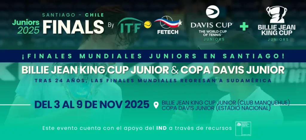 Santiago se Prepara para las Finales de la Copa Mundial de Tenis Juvenil 2025