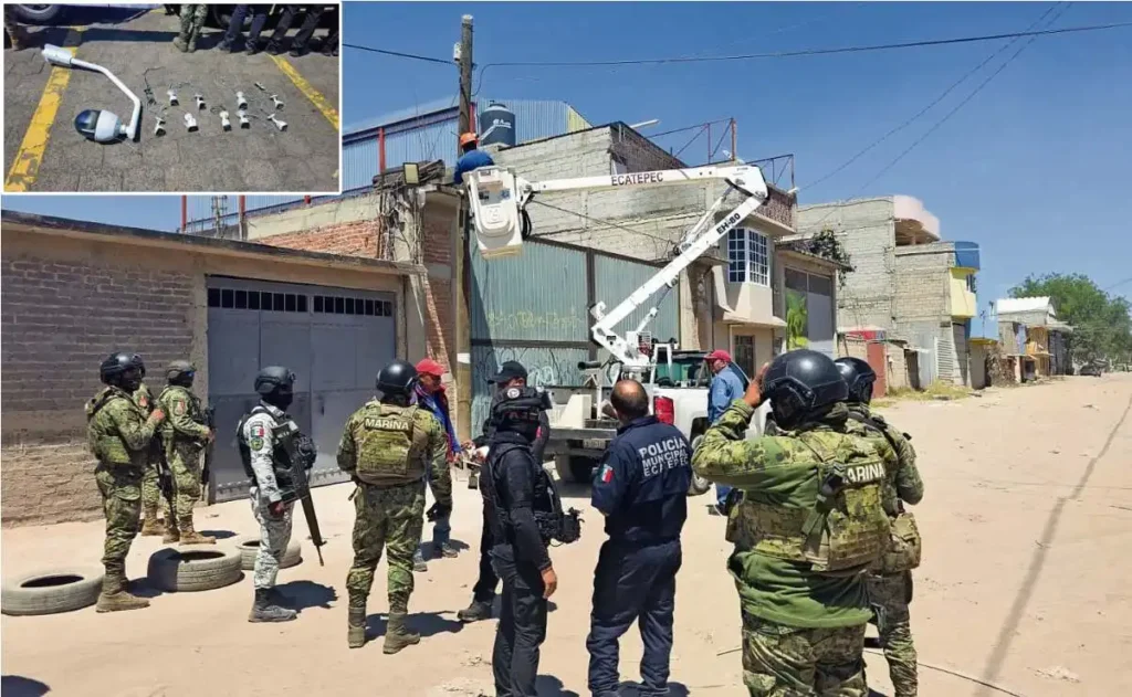 Desmantelamiento de Cámaras de Vigilancia Ilegales en Ecatepec: Un Paso hacia la Seguridad