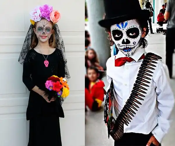 Ideas Creativas para Disfraces de Niños en Halloween y Día de Muertos