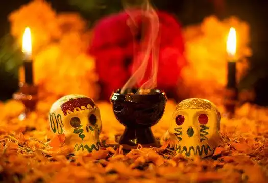 Celebración del Día de Muertos: Ofrenda ‘Íconos Mexicanos’ en el Bosque de San Juan de Aragón