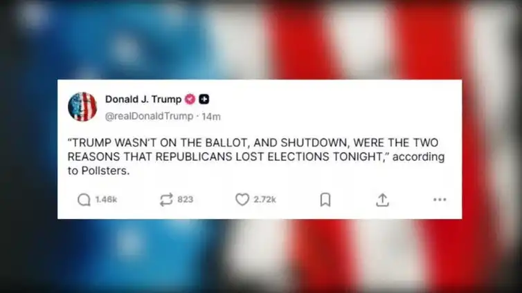 Trump Reconoce Derrota Electoral y Culpa al Cierre del Gobierno