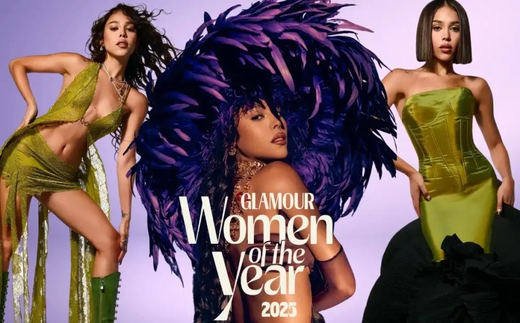 Danna Paola: Reconocimiento como Mujer del Año en Glamour 2025