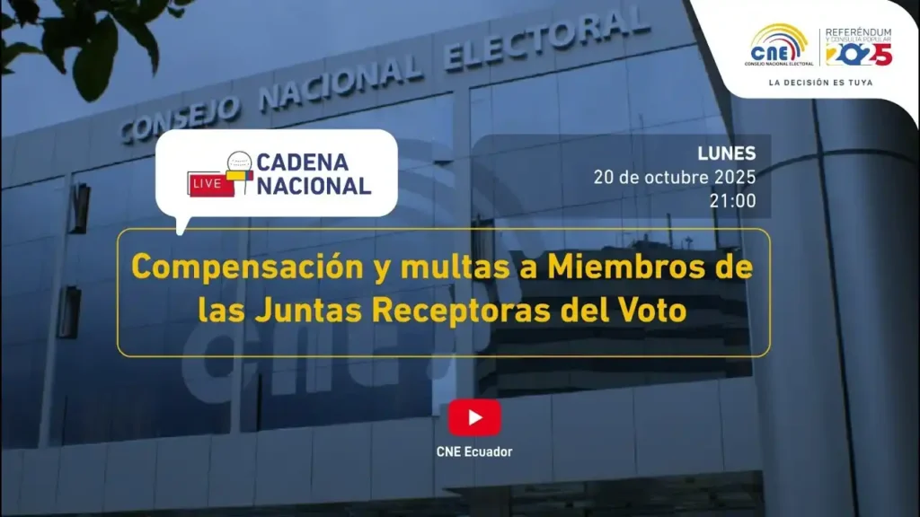 Todo lo que necesitas saber sobre las multas por no votar en el referéndum ecuatoriano de 2025