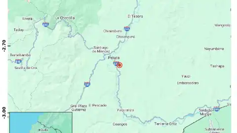 Temblor de 3.5 Grados Sacude Sucúa en Morona Santiago