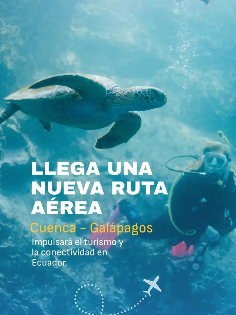 Nueva Ruta Aérea Cuenca-Galápagos: Impulso al Turismo y la Economía