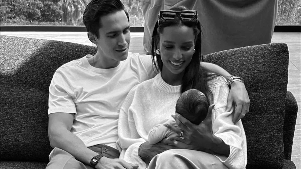 La Dulce Bienvenida de Jasmine Tookes y Juan David Borrero a su Segundo Hijo