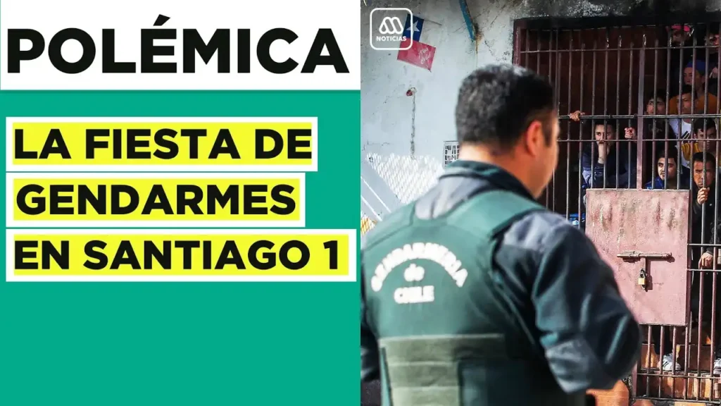 Fiesta en la cárcel: Gendarmería toma medidas tras escándalo en Santiago 1