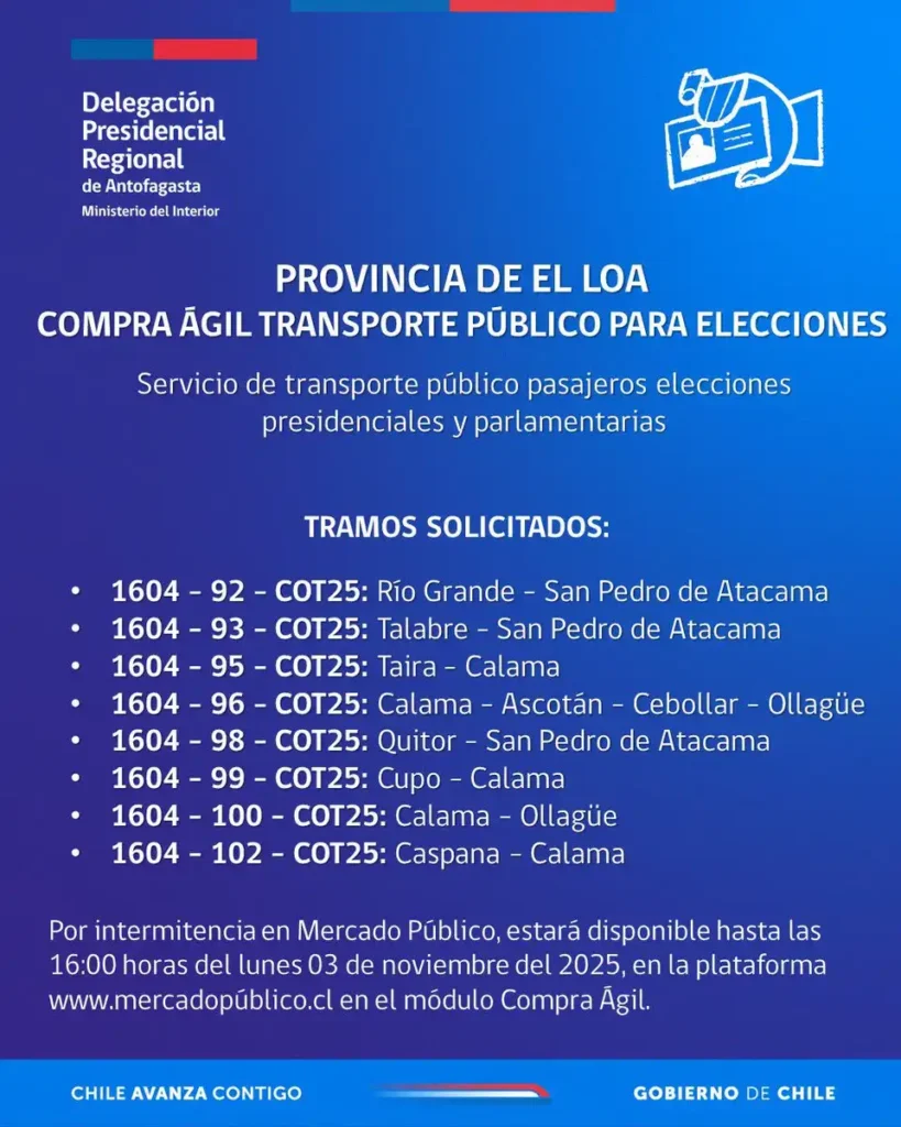 Preparativos Electorales en Antofagasta: Todo Listo para la Jornada del Domingo