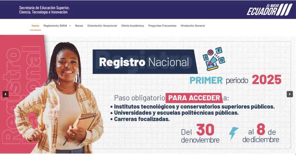 Guía Completa para el Registro Único Nacional en Universidades Públicas de Ecuador