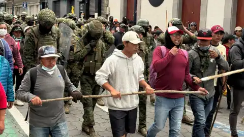 Impacto del Paro de la Conaie en la Infraestructura Militar de Ecuador