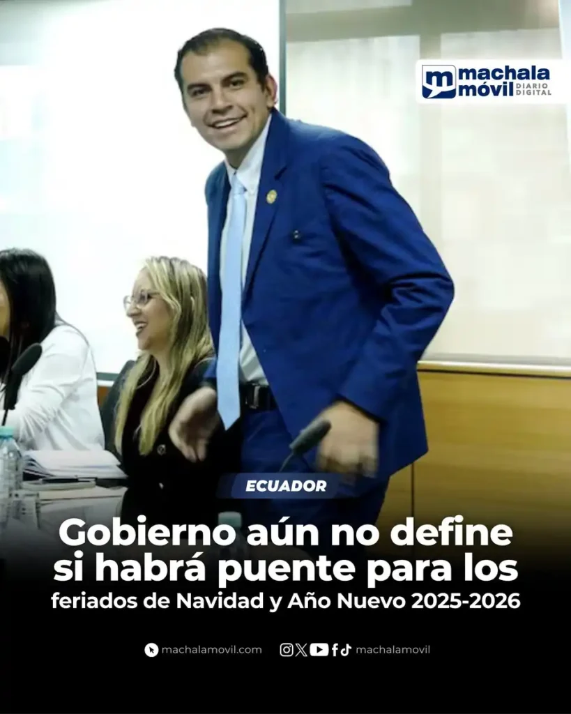 Ecuador Define los Feriados de Navidad y Año Nuevo para 2025-2026