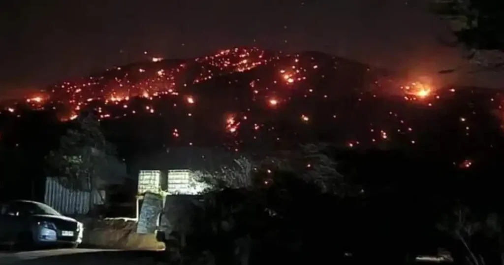 Alerta Roja en Melipilla: Evacuaciones y Combate a Incendios Forestales
