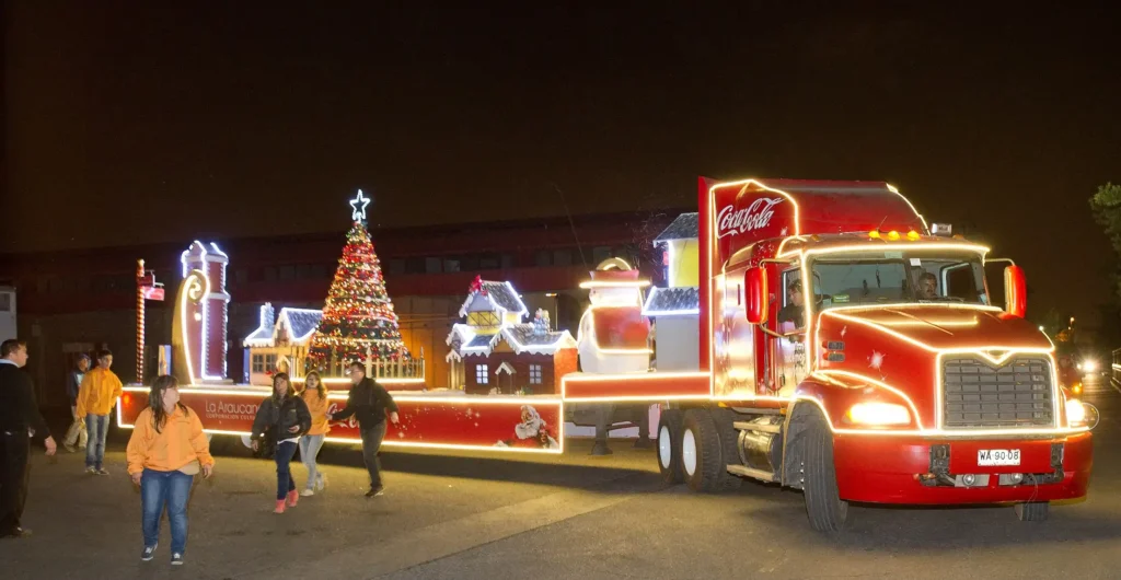La Caravana Navideña de Coca Cola: Un Viaje Mágico por Chile