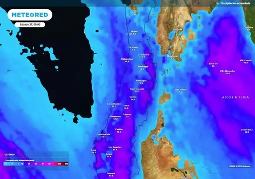 Pronóstico de Lluvias en la Zona Central: ¿Qué Esperar Este Fin de Semana?