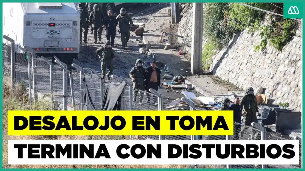 Tensión en Lo Barnechea: Desalojo y Disturbios en la Quebrada de la Zorra