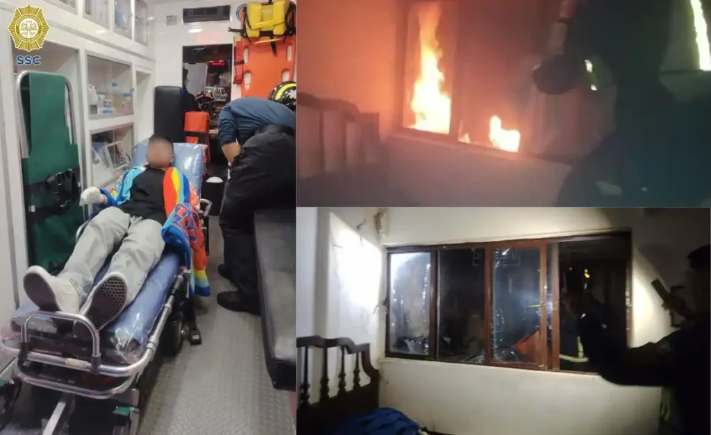 Explosión por Acumulación de Gas en Magdalena Contreras: Un Joven Herido y Rápida Respuesta de Emergencia