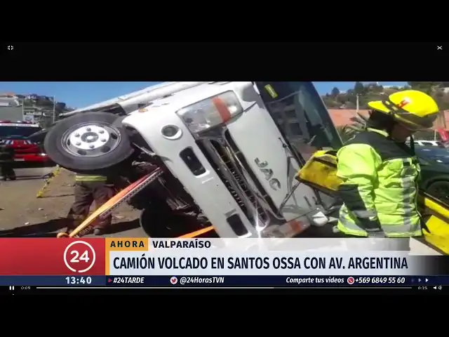 Impactante Volcamiento de Camión en Valparaíso: Un Suceso Captado en Video