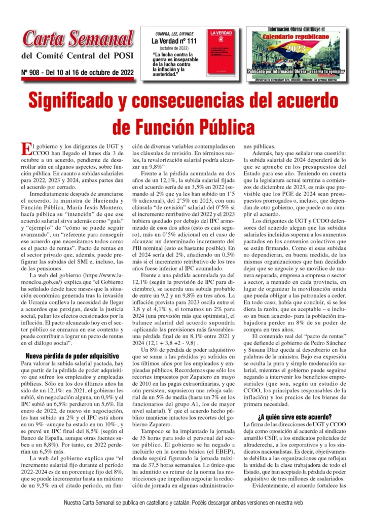 Acuerdo de Reajuste Salarial en el Sector Público: Implicaciones y Reacciones