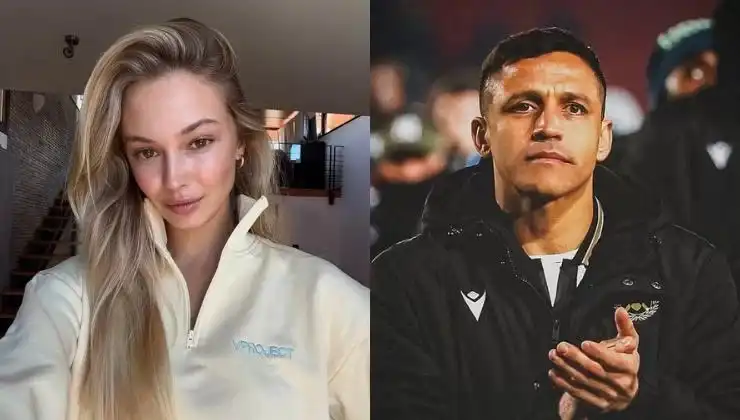 Alexis Sánchez y Alexandra Litvinova dan la bienvenida a su primer hijo