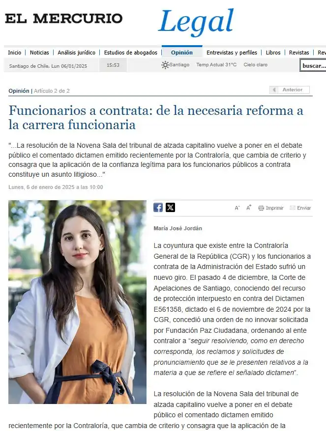 El Debate sobre la Contratación de Funcionarios Públicos en Chile