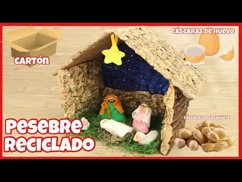 Colta Celebra una Navidad Ecológica con un Pesebre Hecho de Materiales Reciclados
