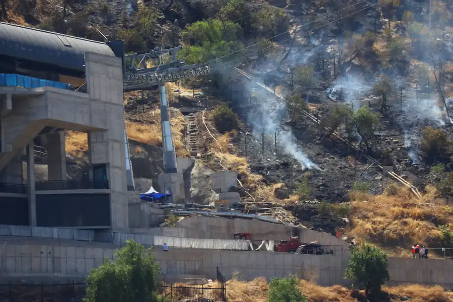 Incendio en el Cerro San Cristóbal: Emergencia en Santiago