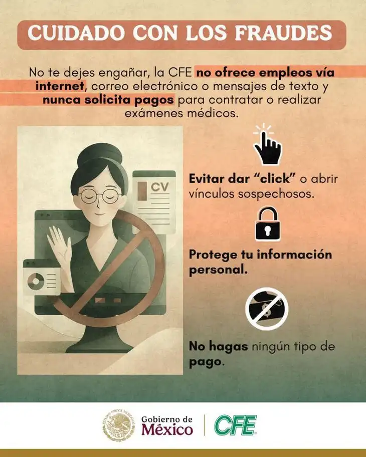 Cuidado con los Fraudes en Línea: La CFE Advierte sobre Estafas Digitales