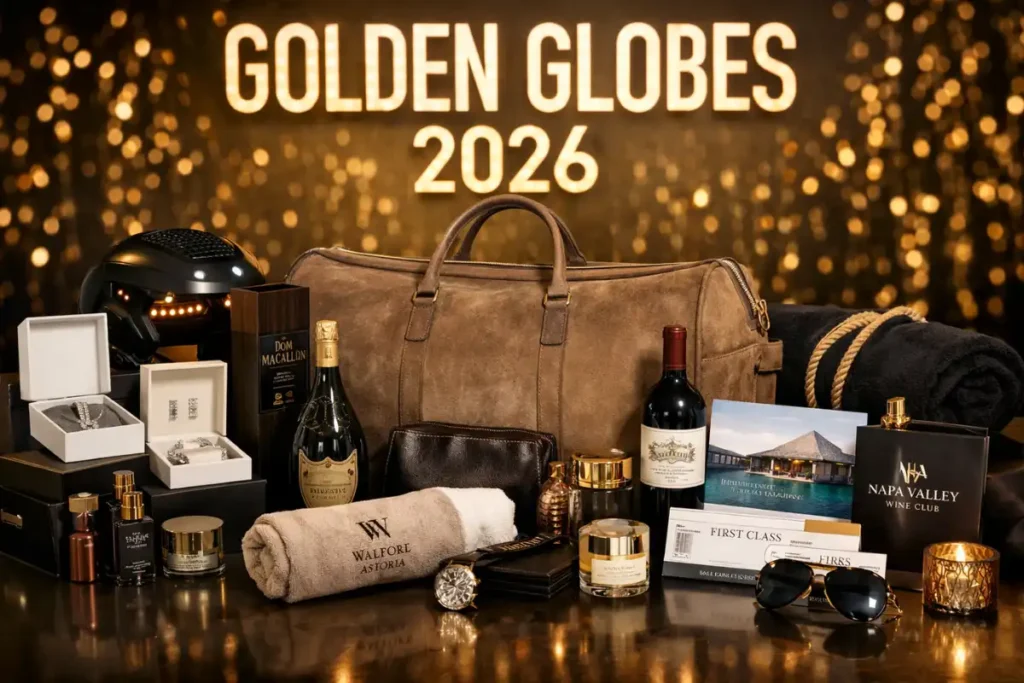Los Globos de Oro 2026: Un vistazo a las lujosas swag bags