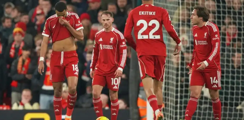 El Liverpool enfrenta una crisis en la Premier League tras la derrota ante Bournemouth