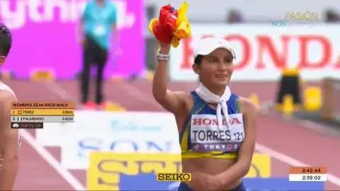 Paula Torres Brilla en el Campeonato Nacional de Marcha en Machala