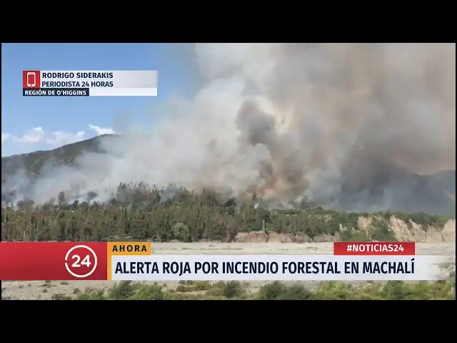 Incendios Forestales en Chile: Alerta Roja en Machalí y Puchuncaví