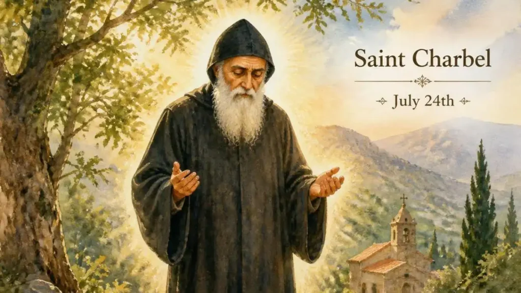 Qué santo se celebra hoy 24 de julio: San Chárbel Makhlouf y su impacto global